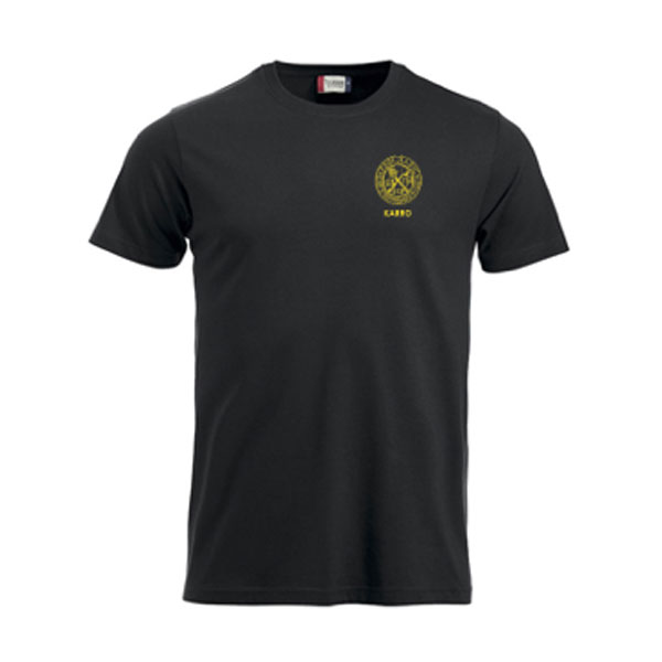 T-shirt bomull litet tryck Unisex (Karolinska Gymnasiet)
