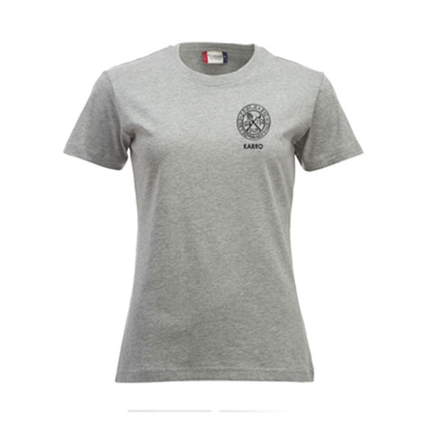 T-shirt bomull litet tryck Dam (Karolinska Gymnasiet) - 2