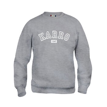 Sweater stort tryck bröst Unisex (Karolinska Gymnasiet)