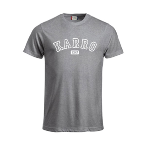 T-shirt bomull stort tryck Karro Unisex (Karolinska Gymnasiet)