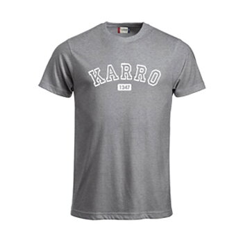 T-shirt bomull stort tryck Karro Unisex (Karolinska Gymnasiet)