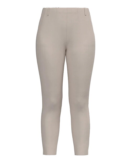 Mirakelbyxan Elisabet slim cropped grey-sand - 3