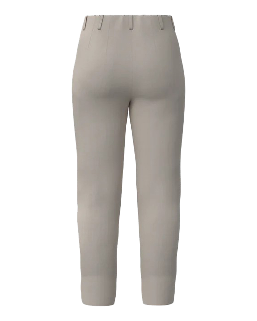 Mirakelbyxan Elisabet slim cropped grey-sand - 4