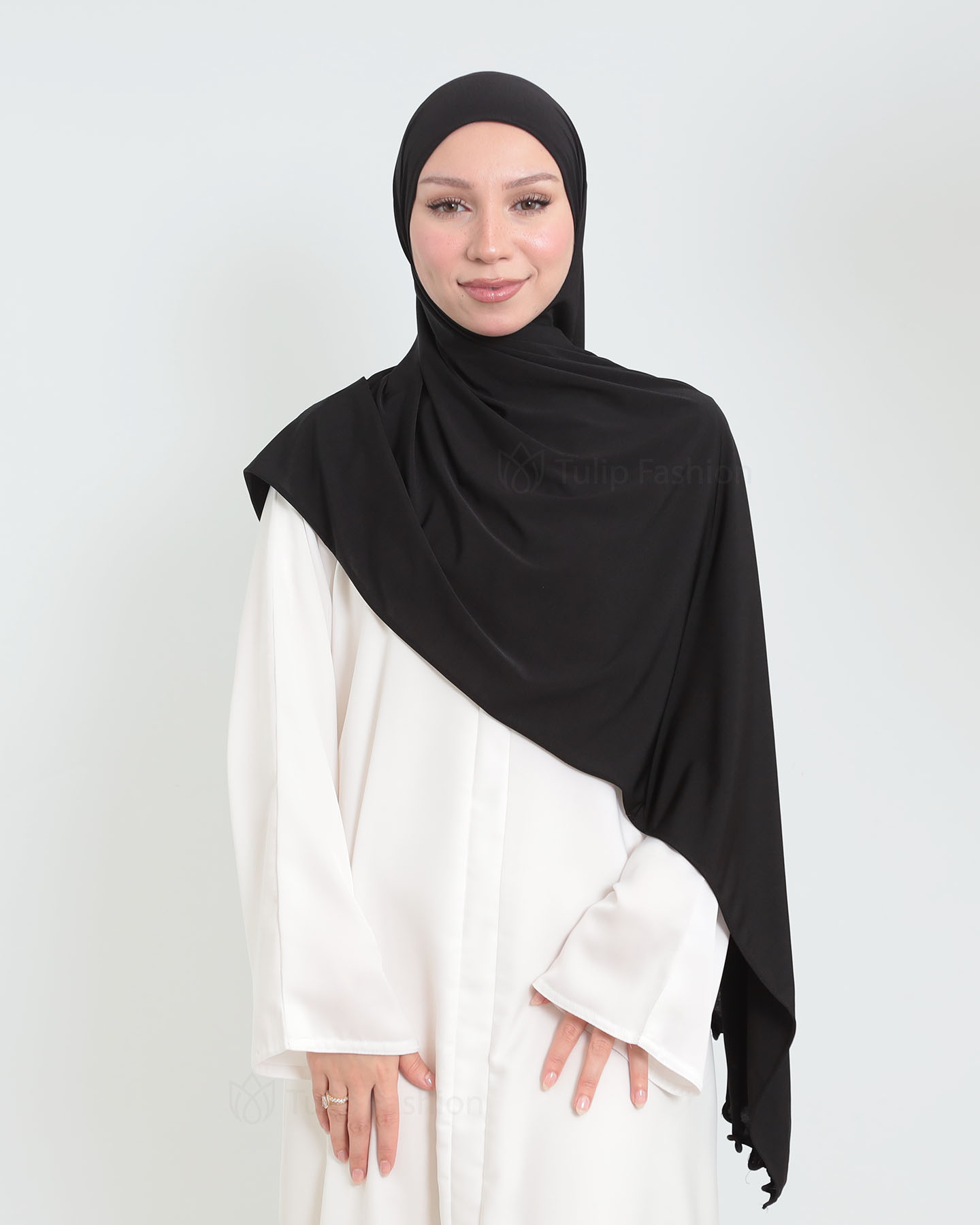 Hijab - Lycra - Black - 2