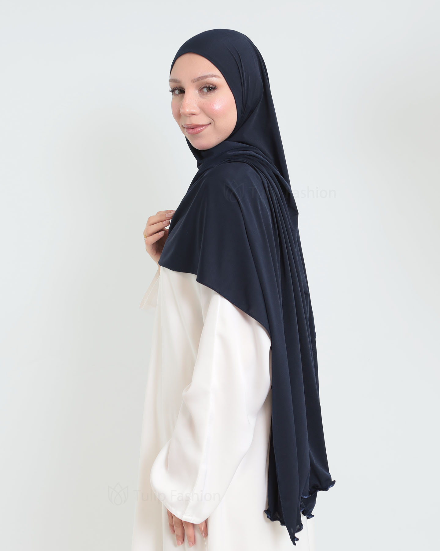 Hijab - Lycra - Midnight blue - 3
