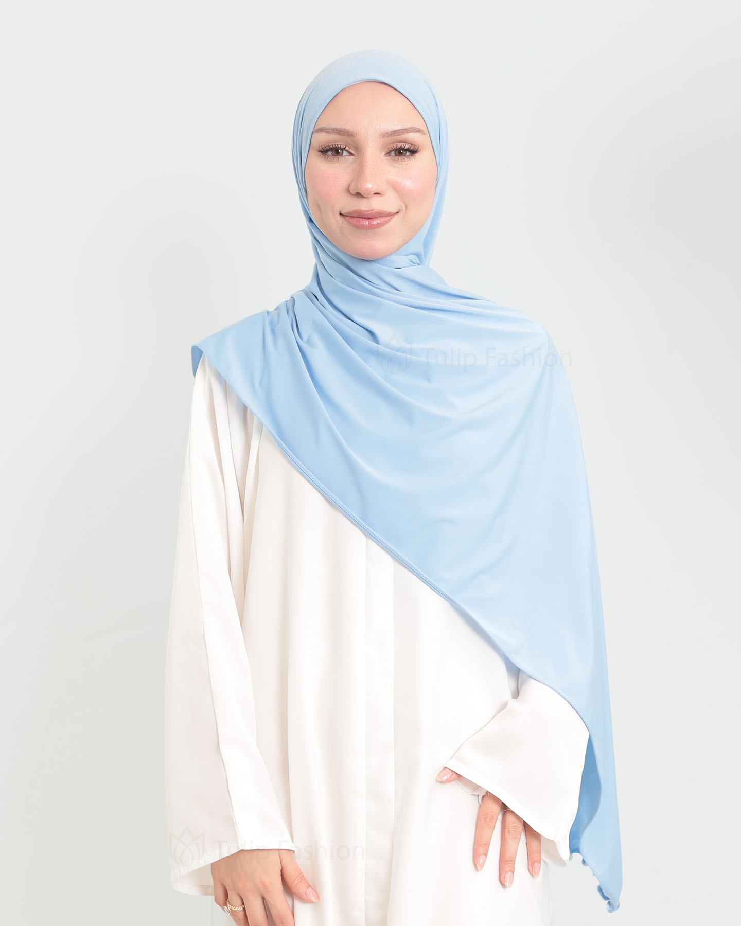 Hijab - Lycra - Sky blue - 2