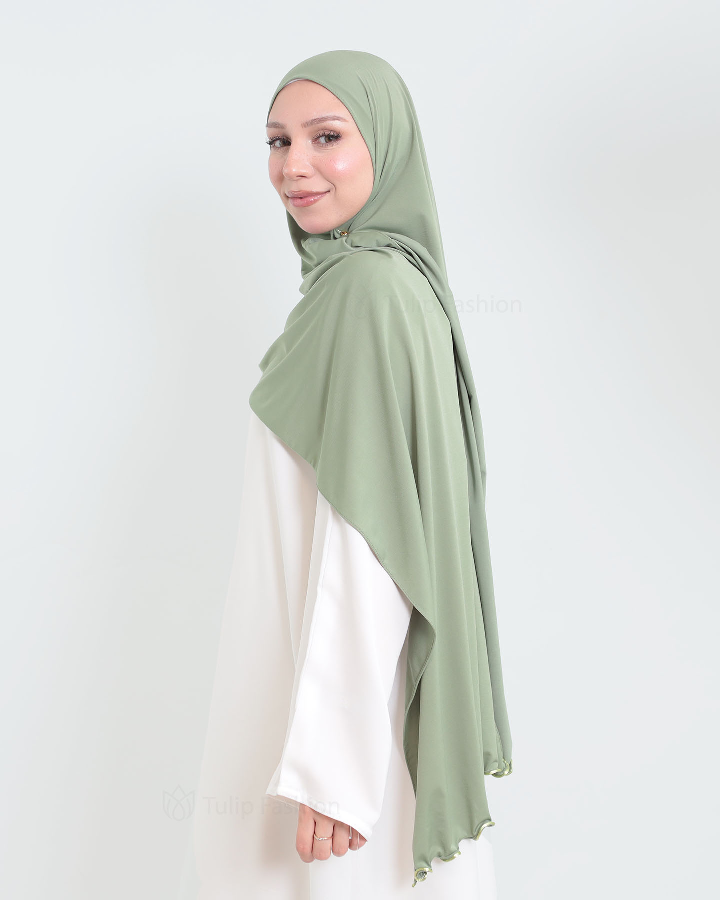 Hijab - Lycra - Green - 3