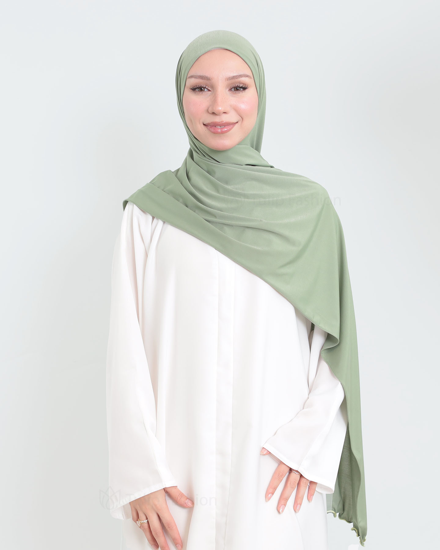 Hijab - Lycra - Green - 2