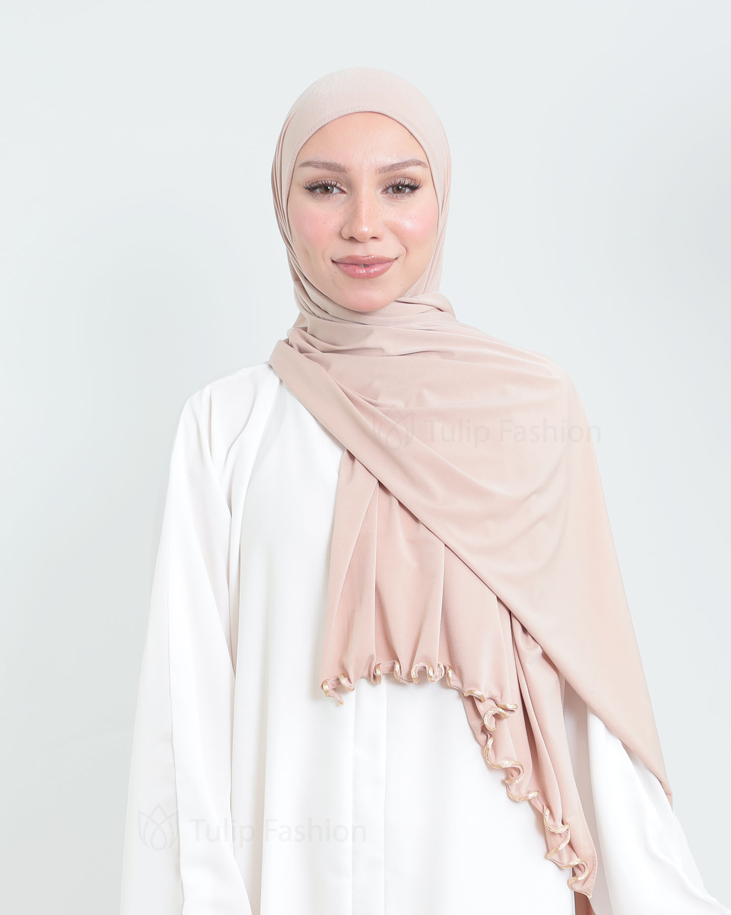 Hijab - Lycra - Nude Beige
