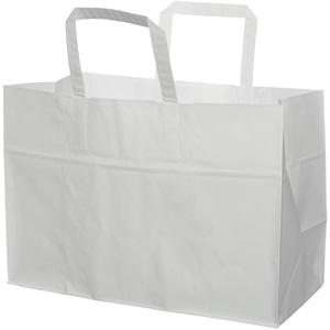 Plantkasse 17L vit  papper 250st (35x17x29)