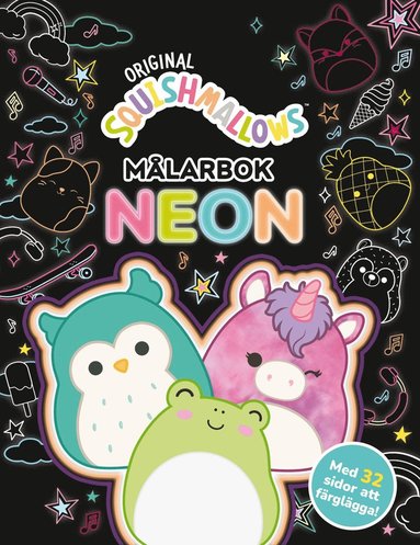 Squishmallows, Coloring page Neon