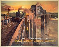 Skilt, lite: Royal Albert Bridge Saltash - 2