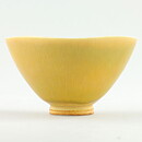 Berndt Friberg (1971) Unique Yellow Haresfur Bowl 7 cm