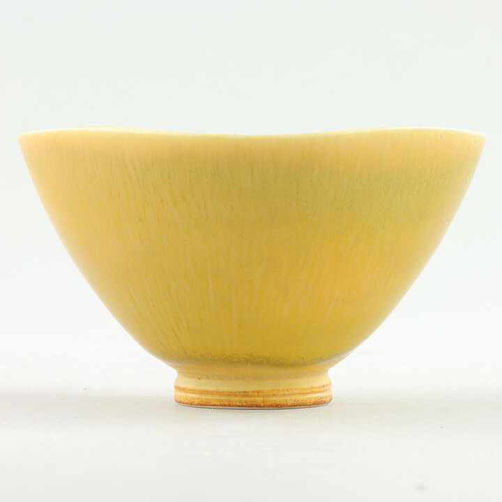 ベルント・フリーベリ  一点もの  黄色のボウル  (7cm)  1971年