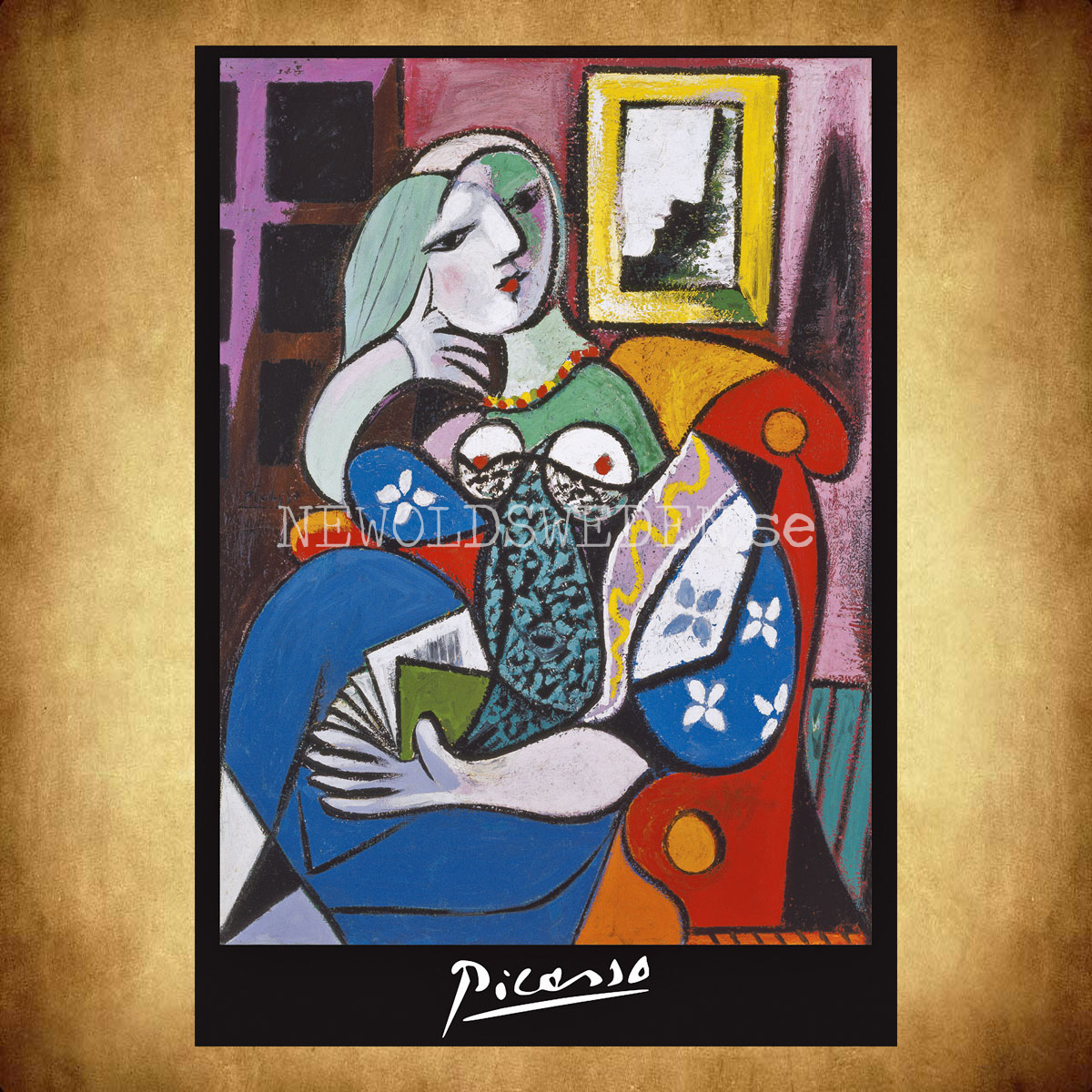 Women with a book 1000 Puzzel - 68 x 48 cm - Pablo Picasso - PIATNIK - 3