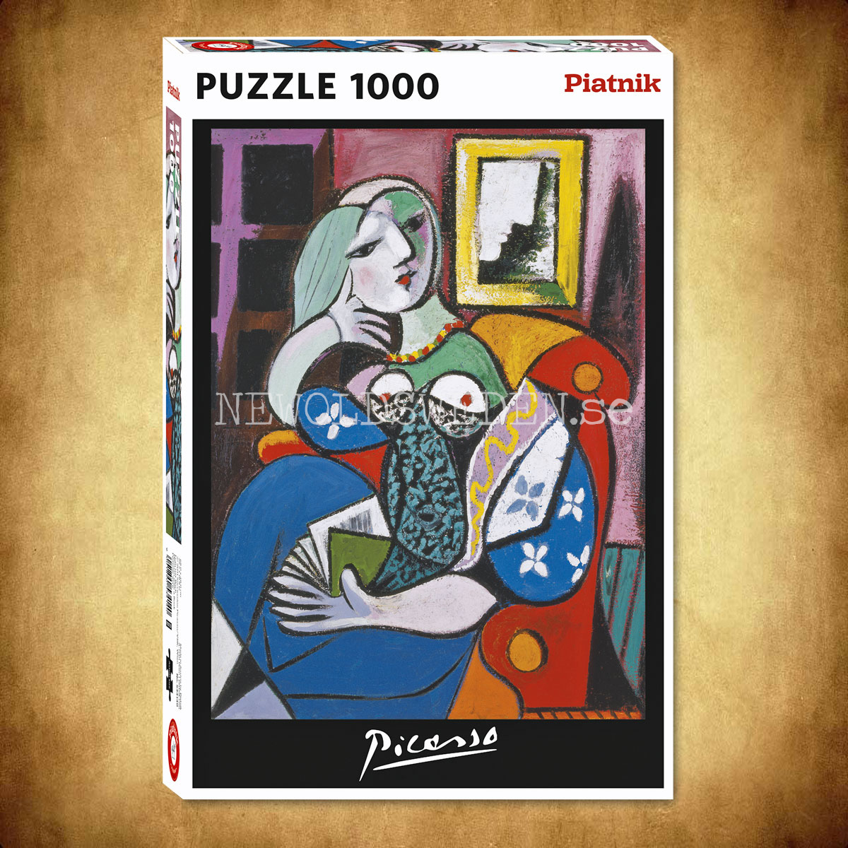 Women with a book 1000 Puzzel - 68 x 48 cm - Pablo Picasso - PIATNIK - 4