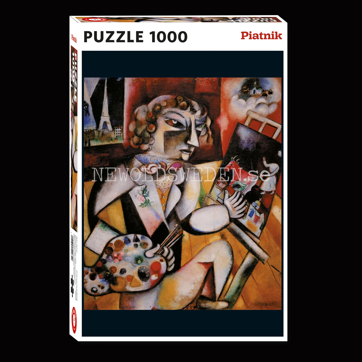 Self-Portrait with Seven Fingers 1000 Puzzel - 68 x 48 cm - Marc Chagall - PIATNIK
