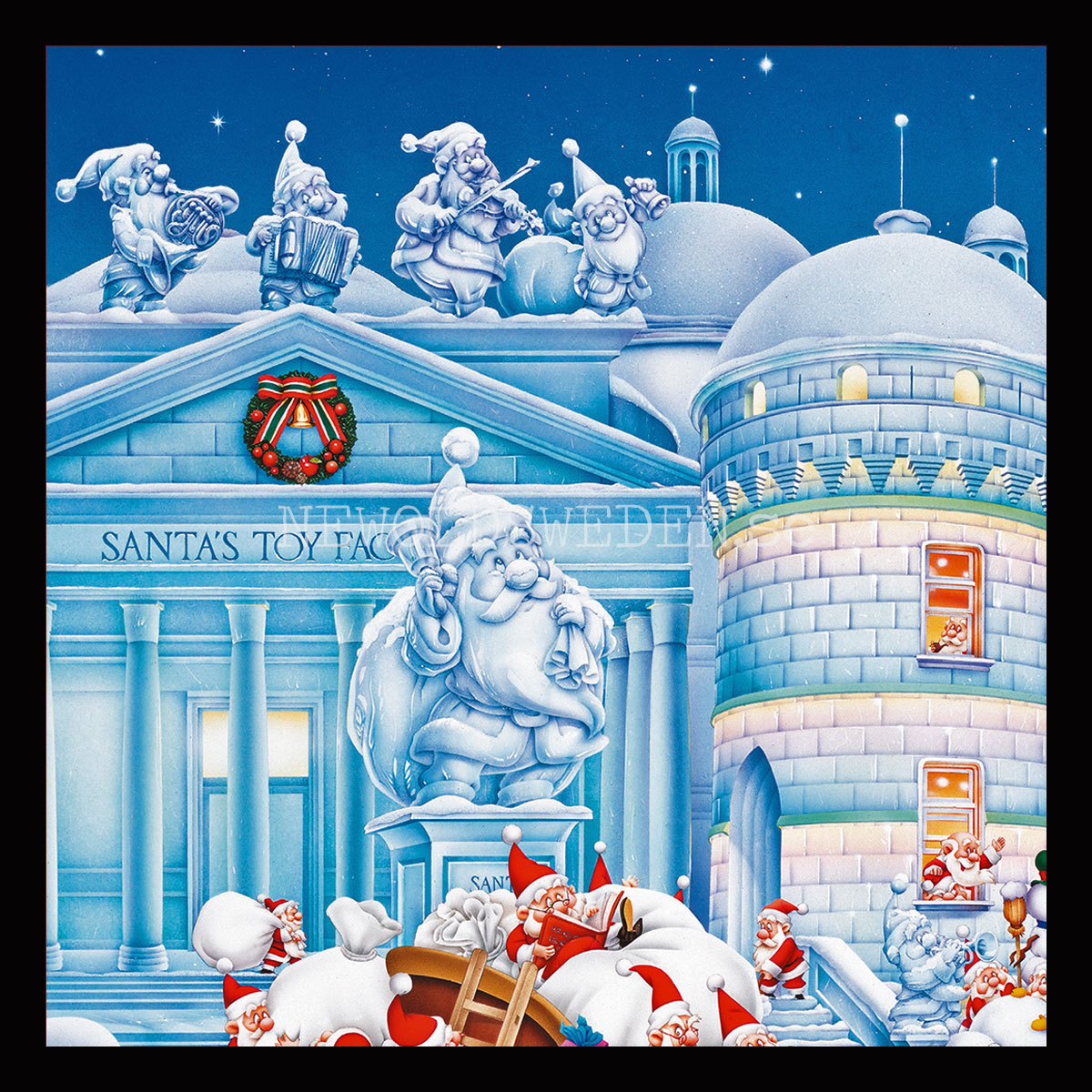 SANTA'S TOY FACTORY 1000 Puzzel - 68 x 48.5 cm - PIATNIK - 3