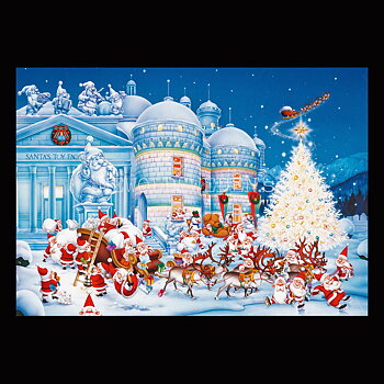 SANTA'S TOY FACTORY 1000 Puzzel - 68 x 48.5 cm - PIATNIK
