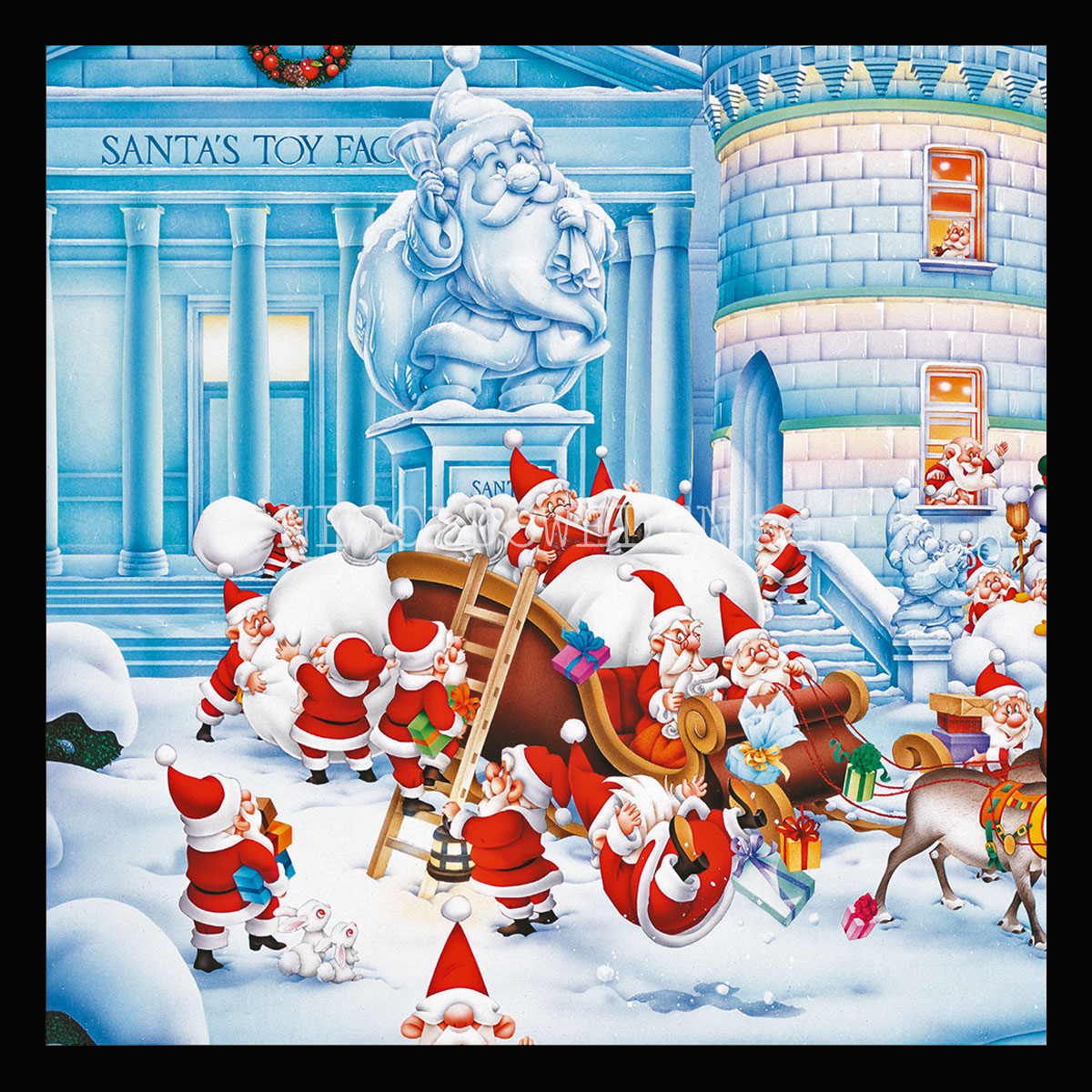 SANTA'S TOY FACTORY 1000 Puzzel - 68 x 48.5 cm - PIATNIK - 5