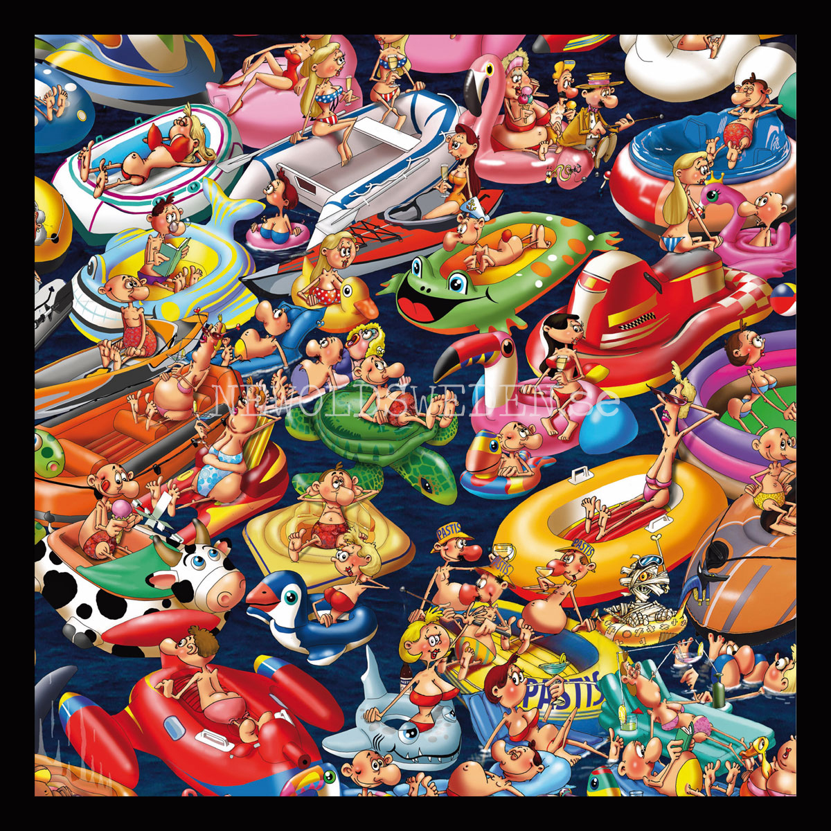 Floating Around 1000 Puzzel - 68 x 48 cm - François Ruyer - PIATNIK - 6