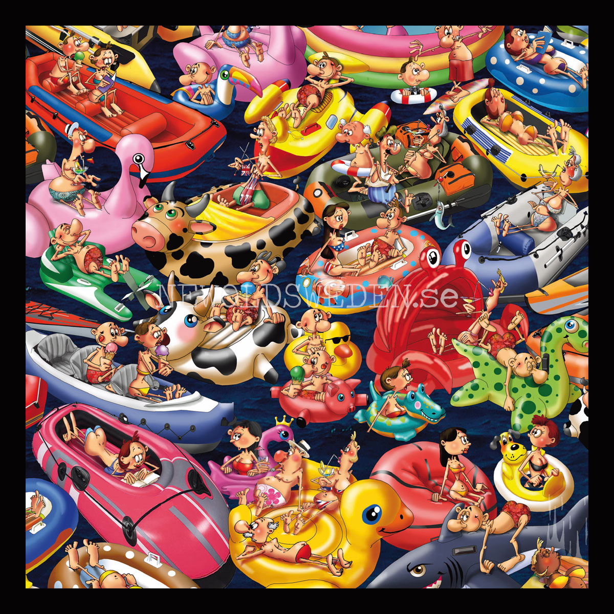 Floating Around 1000 Puzzel - 68 x 48 cm - François Ruyer - PIATNIK - 5