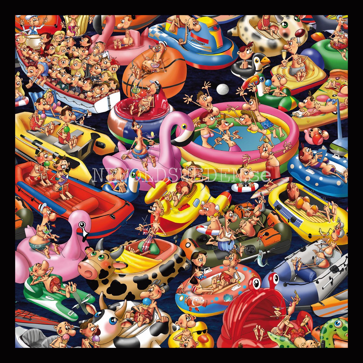 Floating Around 1000 Puzzel - 68 x 48 cm - François Ruyer - PIATNIK - 3
