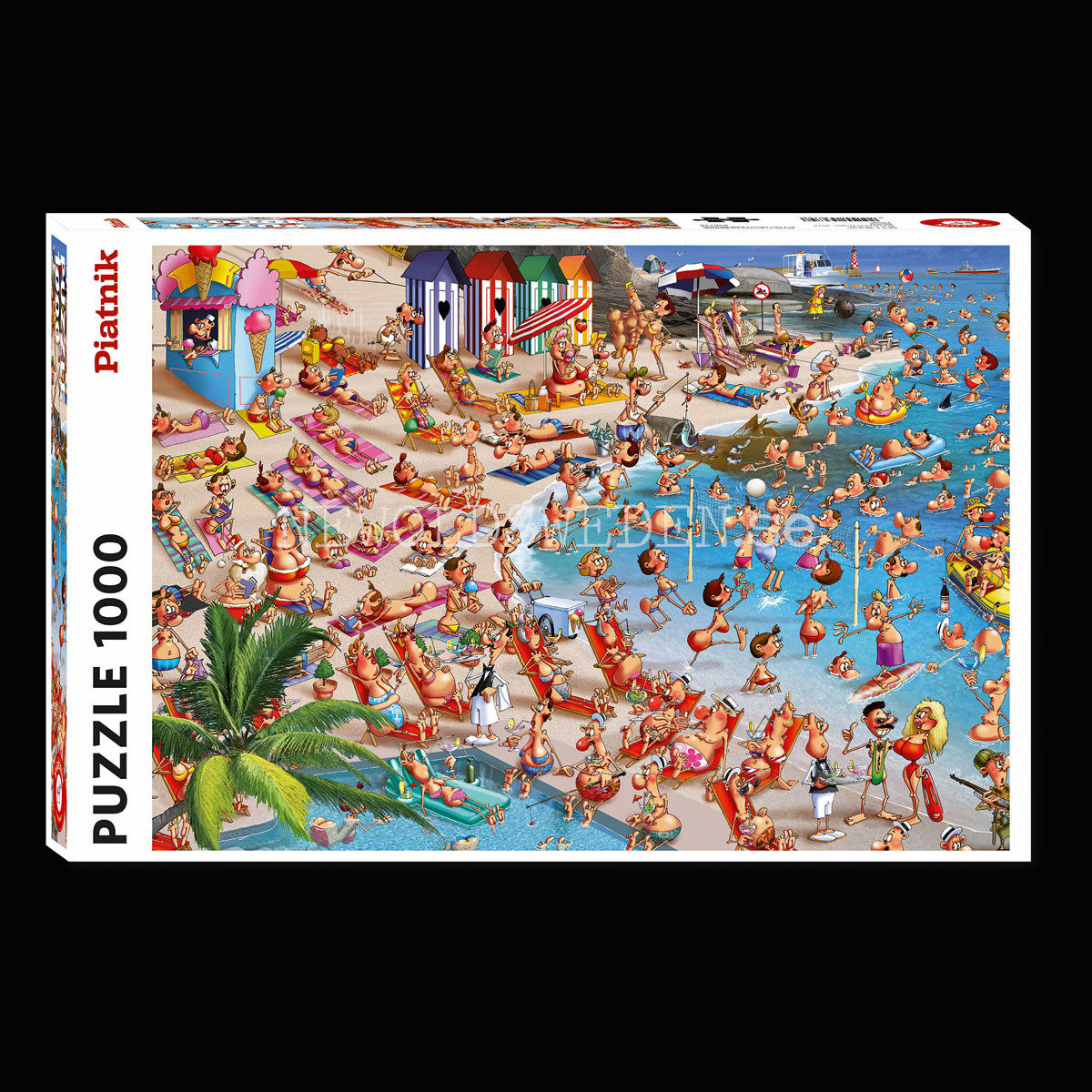 Beach 1000 Puzzel - 68 x 48 cm - François Ruyer - PIATNIK