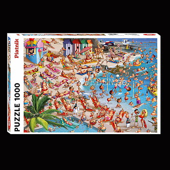 Beach 1000 Puzzel - 68 x 48 cm - François Ruyer - PIATNIK
