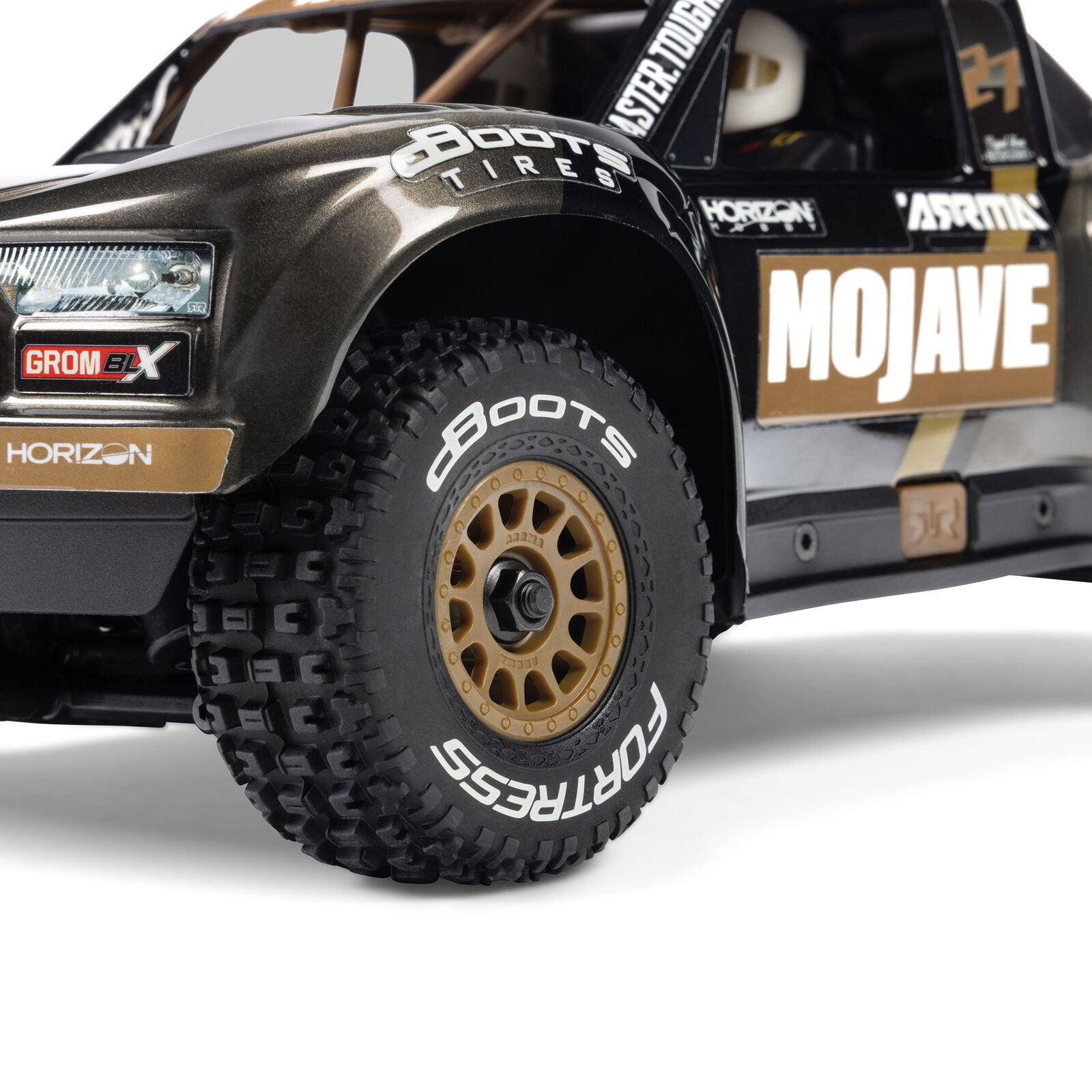 Arrma 1/16 MOJAVE GROM 223S DSC 4X4 RTR Brushless Desert Truck, Black - 14