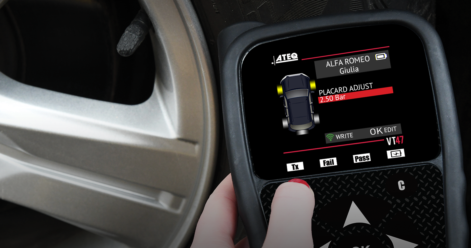 ATEQ VT47 BLE med OBD2 - 5