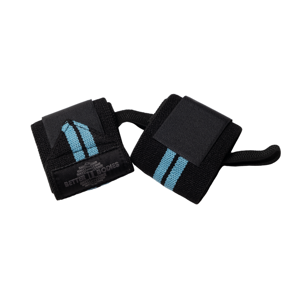 Womens Wrist Wraps, Aqua Blue