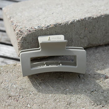 Stella Details - Tilde Medium Hårklämma Khaki 8,5 cm