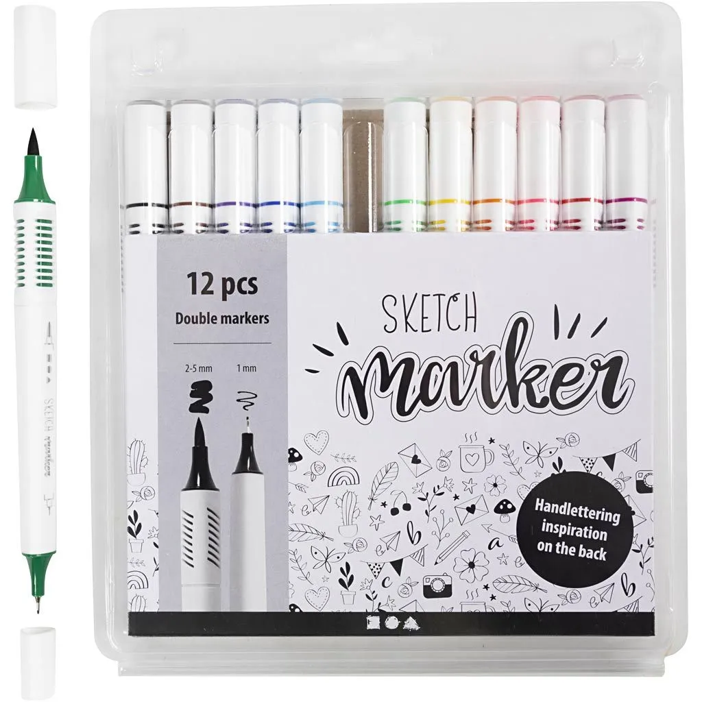 Sketch markers - Brushpen+Fineliner