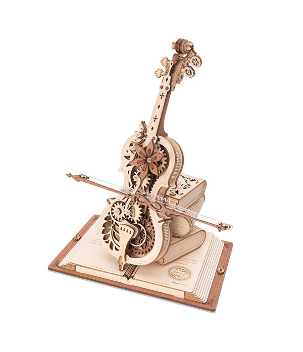 3D-Pussel i Trä med Musik — Magic Cello