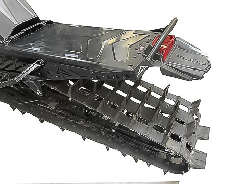 Skinz Tunnel Repair/Shortening Kit Polaris Matryx Slash 155" - Mattsvart - 2
