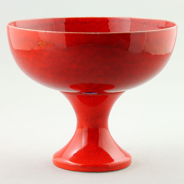 Stig Lindberg (Ting 1969) Red Modern Bowl 18 cm