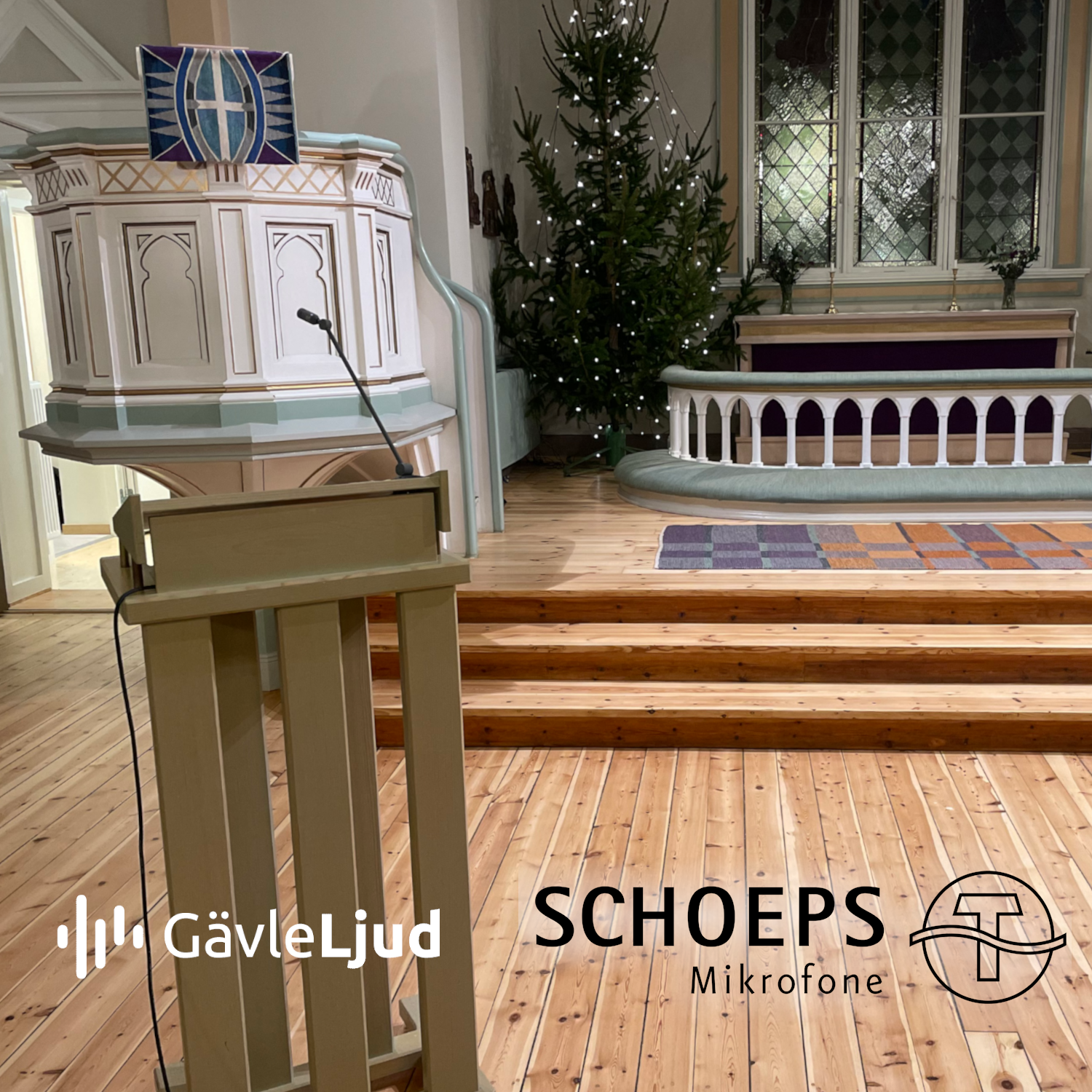 Gävle Ljud uppgraderar ljudanläggningen i Strömsbro kyrka med Schoeps