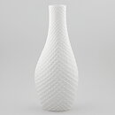 Stig Lindberg (Fjäll 1960) White Majestic Vase with Scale Relief 32 cm <Test Production>