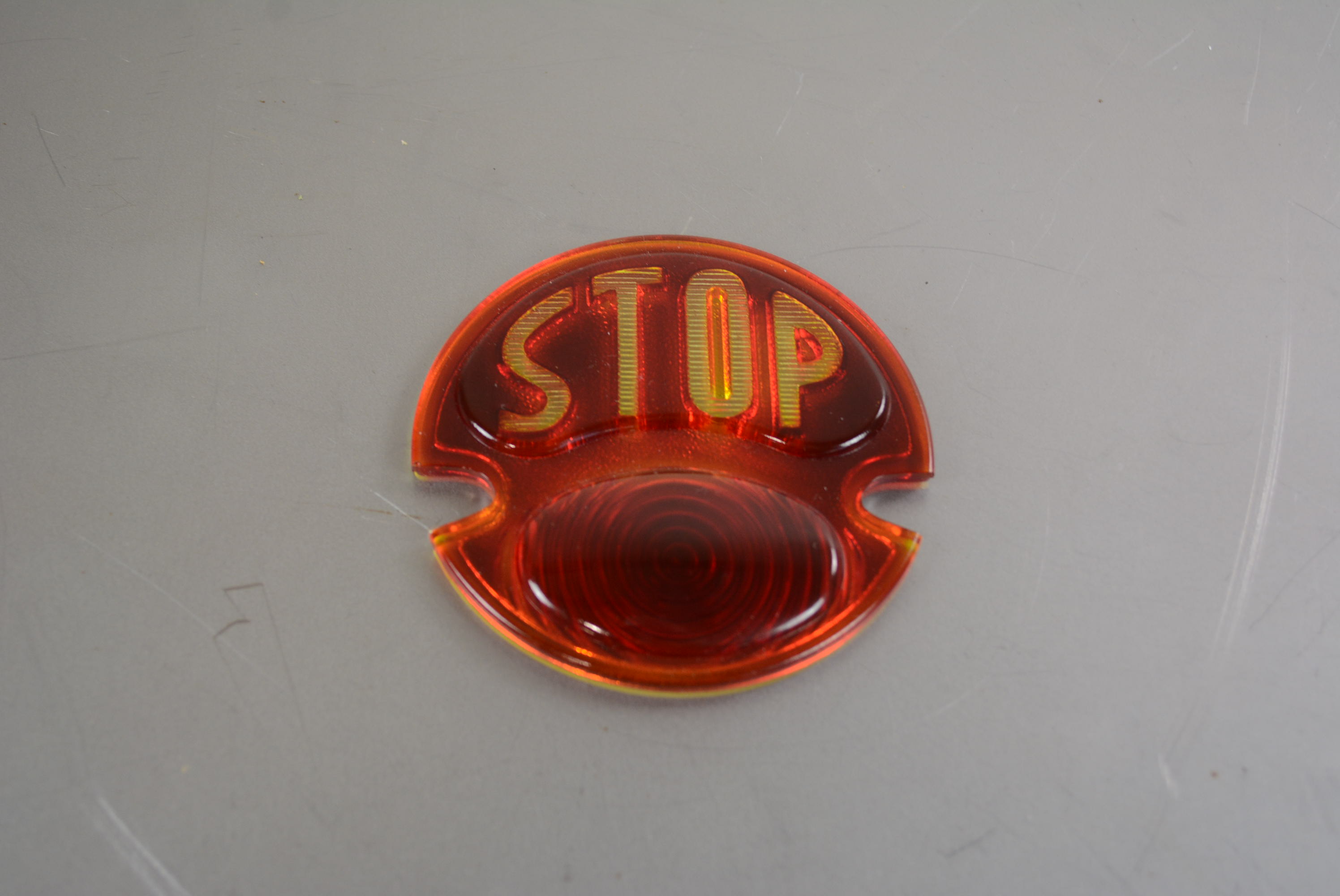 Tail Lamp Glass 28-31 "Stop"