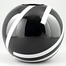 Rolf Sinnemark (1980s) Black/White Modern Vase 14 cm