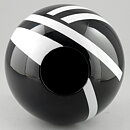 Rolf Sinnemark (1980s) Black/White Modern Vase 14 cm