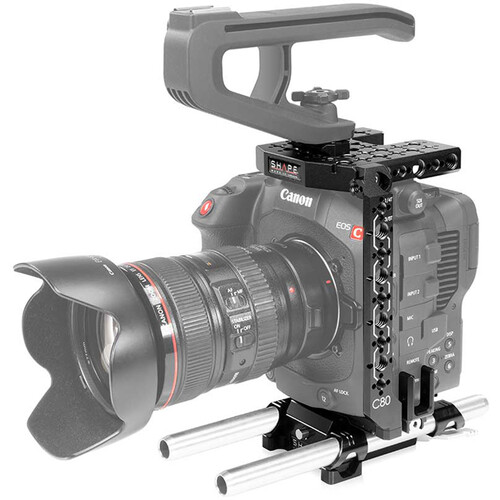 SHAPE Canon C80 Camera Cage with 15mm LWS Base - 4