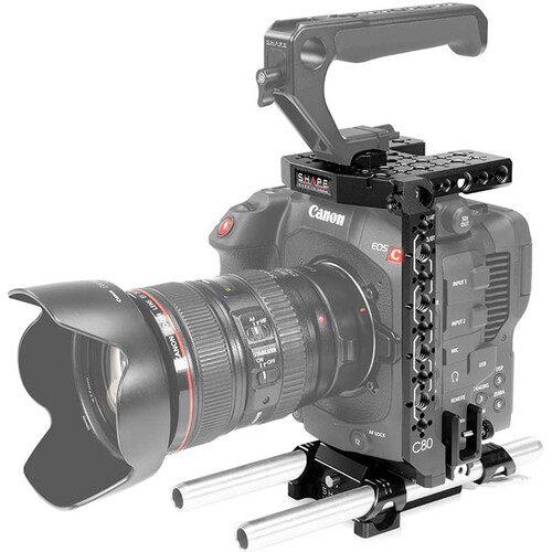 SHAPE Canon C80 Camera Cage with 15mm LWS Base - 2