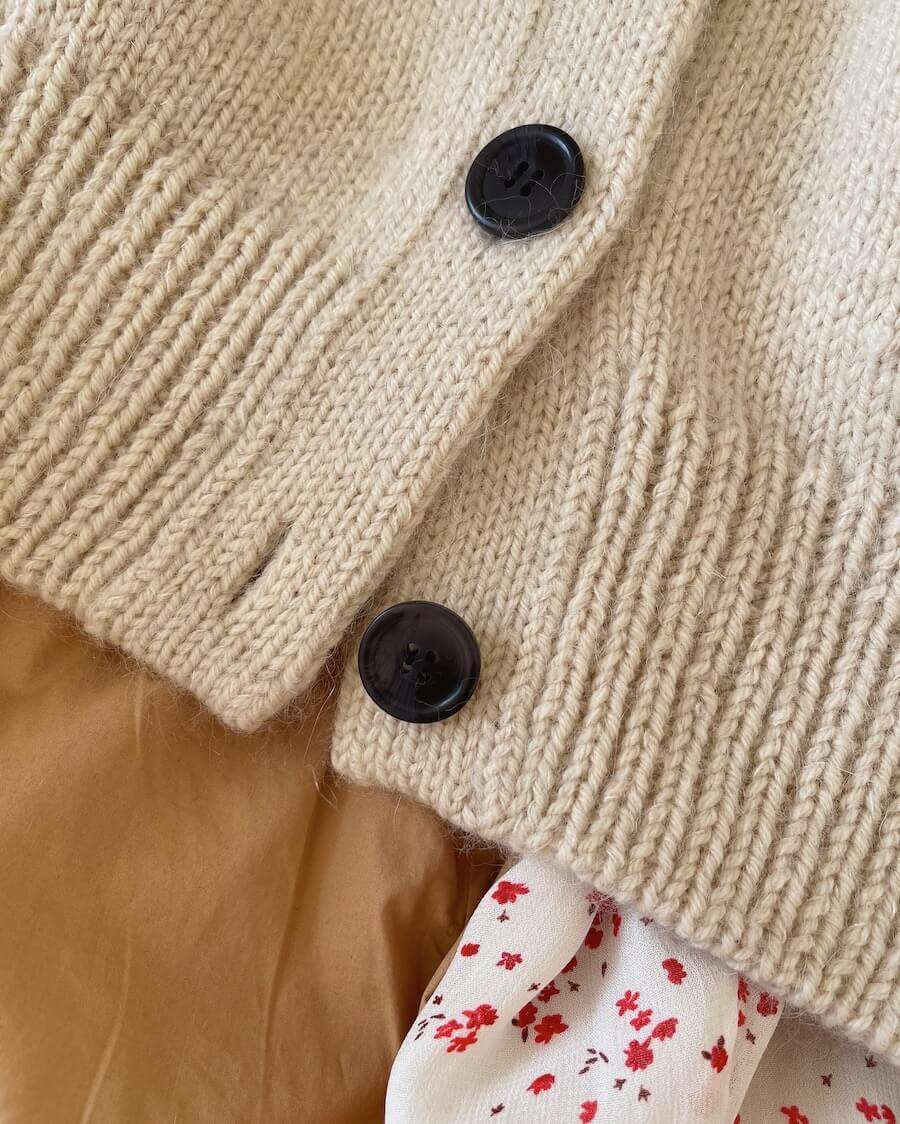Champagne Cardigan - Mönster - 4
