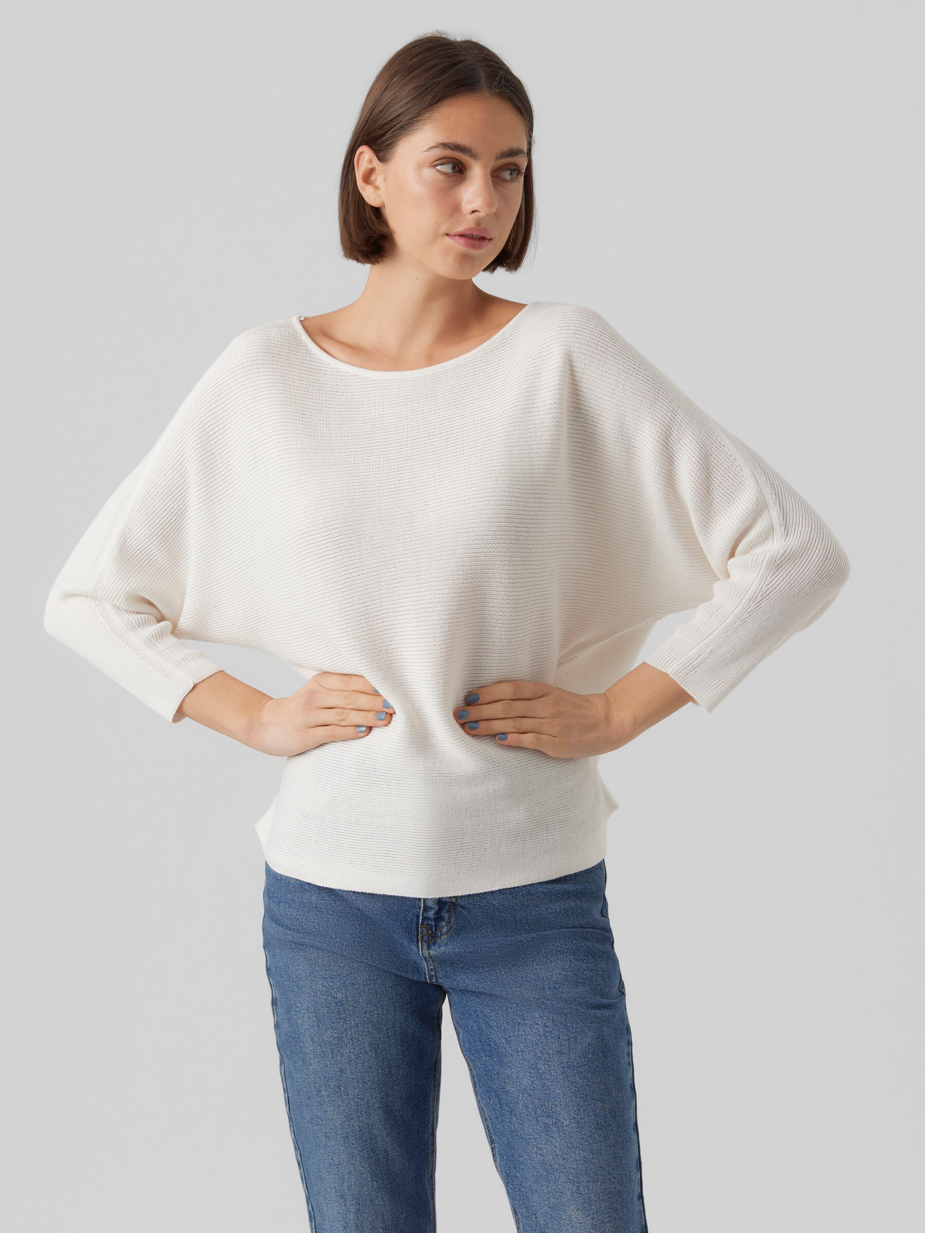 Vero Moda - Nora Tröja Vit