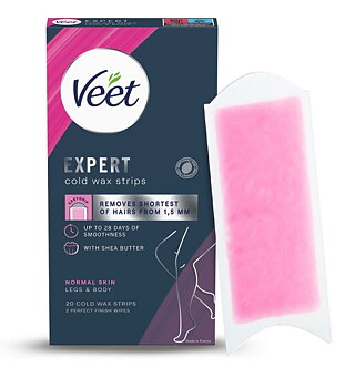Veet Expert Vaxremsor Ben & Kropp normal hud 20 st