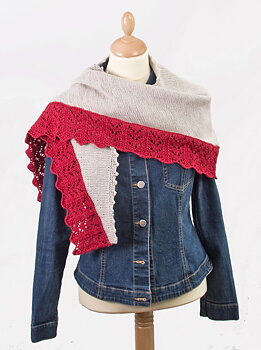 Sjal Hollywood i Fino Cotton + Merino