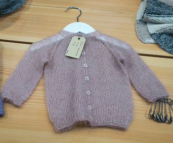 1440 Rosa Flickcardigan 6 mån - 3 år