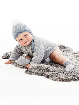 1503 Babymössa och babyraggsockor